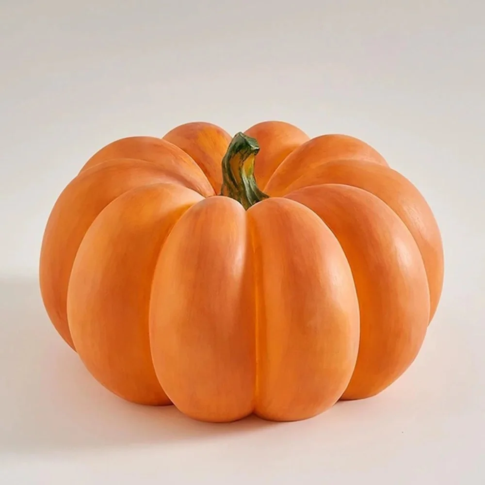 Sculptural Pumpkin Light Fixture | Hardwired Installation | Solar-Capable | NIB
